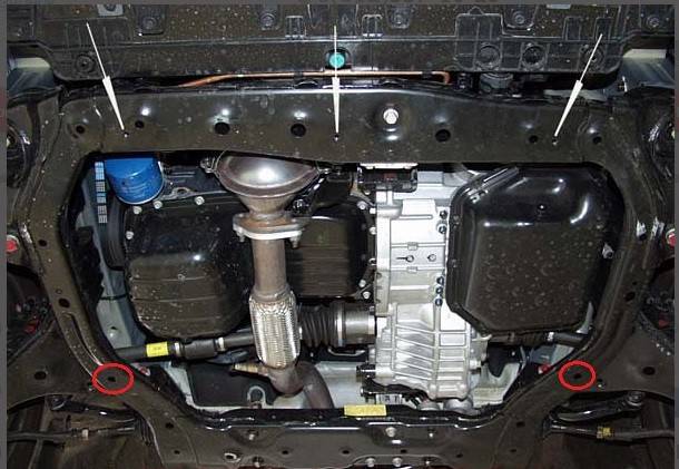 Cubre cárter metálico Hyundai Verna (2005-2010) a medida