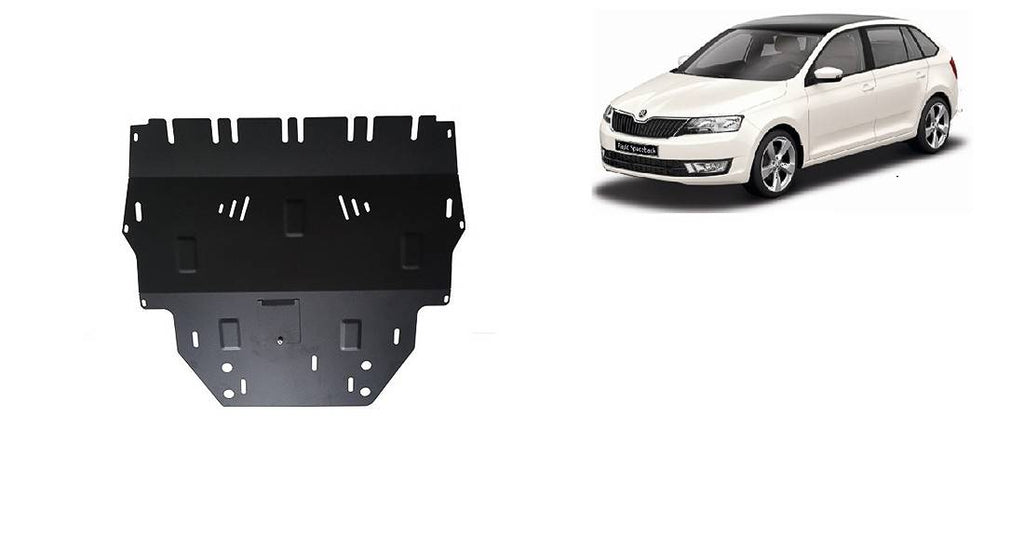 Cubre cárter metálico Skoda Spaceback (2012-2022) a medida