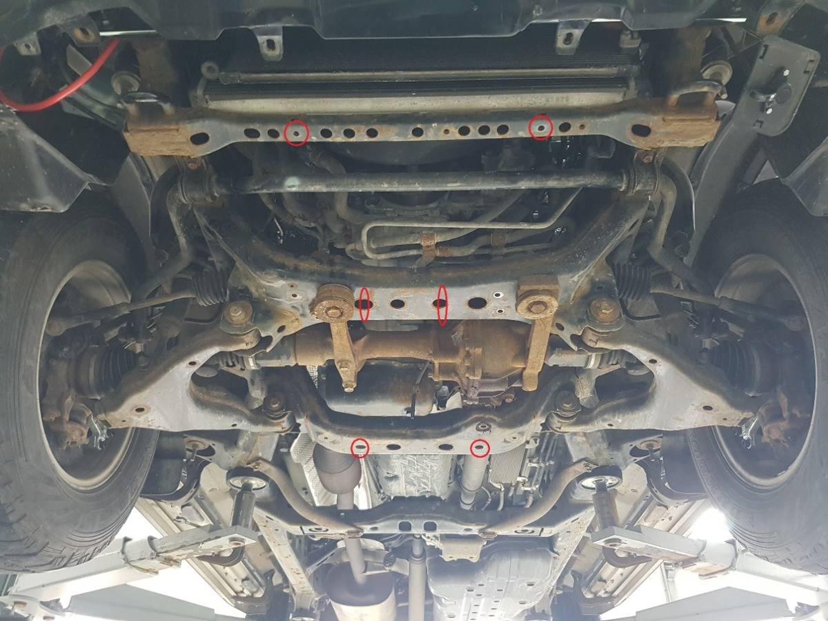 Cubre cárter metálico Toyota 4Runner (2002-2009) a medida