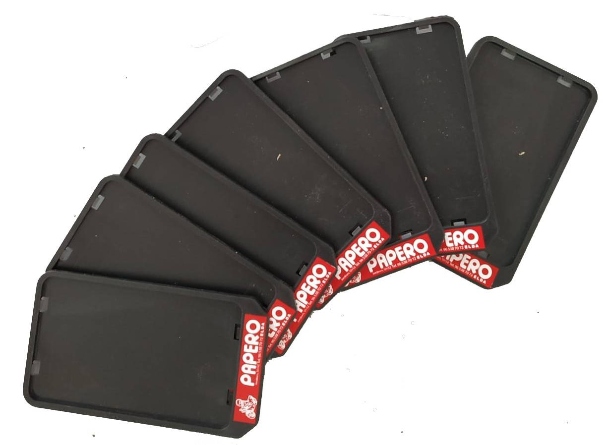 Portamatrículas plastico negro ciclomotor