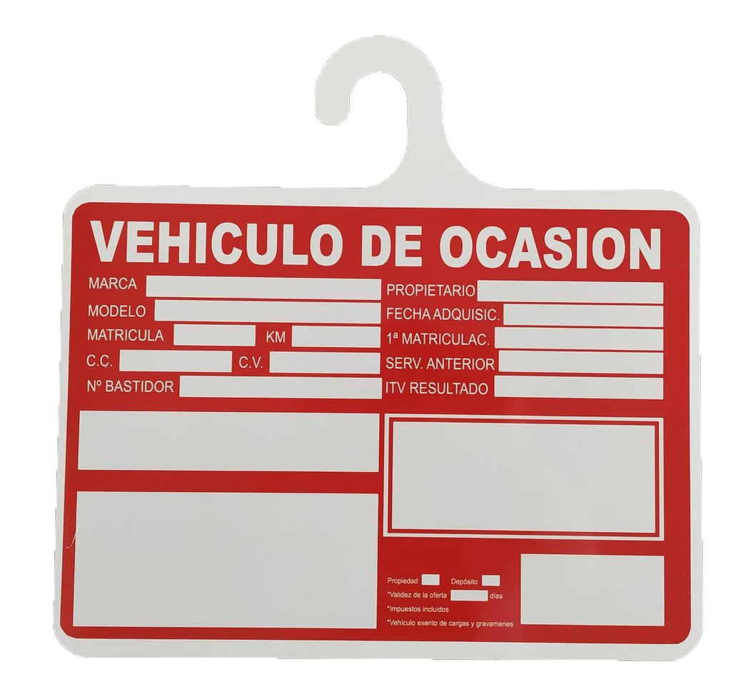 Portaprecios estilo percha