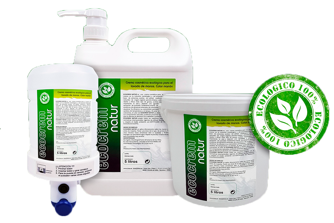 Ecocrem - Crema Limpiamanos Granulada