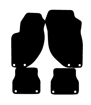 Alfombrillas de moqueta Alfa Romeo 166 (1998-2007) a medida - Limited