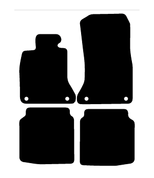 Alfombrillas de moqueta BMW F02 Serie 7 largo (2008-2015) a medida - Ellegance