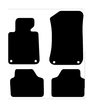 Alfombrillas de moqueta BMW E84 X1 (2009-2015) a medida - Standard