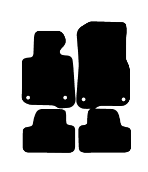 Alfombrillas de moqueta BMW F33 Serie 4 Cabrio (2014-2019) a medida - Standard