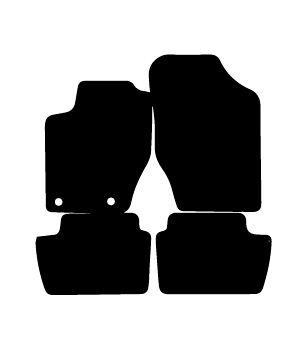 Alfombrillas de moqueta Citroën C4 (2004-2010) a medida - Standard
