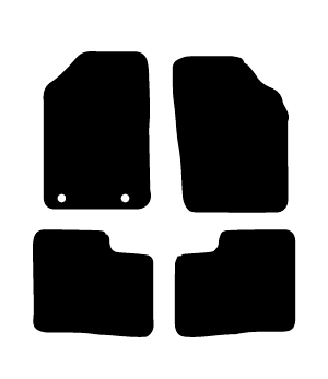 Alfombrillas de moqueta Citroën ZX (1991-1998) a medida - Standard