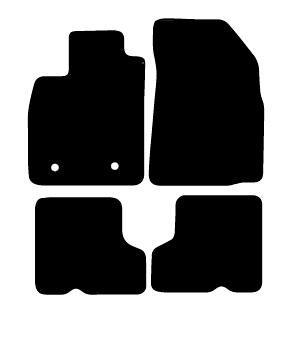 Alfombrillas de moqueta Dacia Sandero Stepway (2008-2012) a medida - Standard