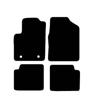 Alfombrillas de moqueta Ford KA (2008-2016) a medida - Standard