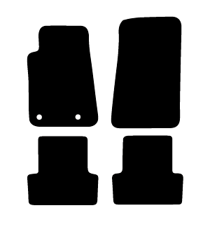 Alfombrillas de moqueta Ford Mustang (2005-2014) a medida - Standard