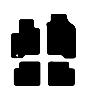 Alfombrillas de moqueta Fiat Panda (2012-2016) a medida - Standard
