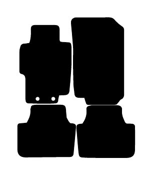Alfombrillas de moqueta Honda Accord (2003-2008) a medida - Standard