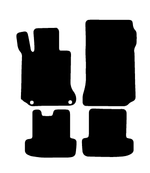 Alfombrillas de moqueta Mercedes C204 Clase C Coupe (2011-2015) a medida - Standard