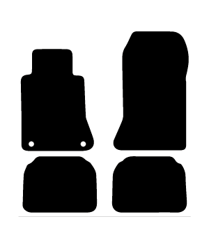 Alfombrillas de moqueta Mercedes C124 Clase E Coupe (1987-1996) a medida - Standard