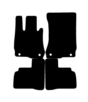 Alfombrillas de moqueta Mercedes W221 Clase S corto (2005-2013) a medida - Limited