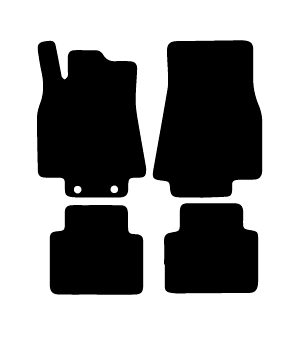 Alfombrillas de moqueta Mercedes W245 T245 Clase B (2005-2011) a medida - Limited