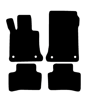 Alfombrillas de moqueta Mercedes X204 GLK (2008-2015) a medida - Standard