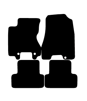 Alfombrillas de moqueta Nissan X-TRAIL (2007-2014) a medida - Standard