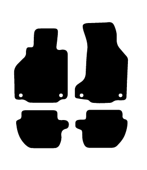 Alfombrillas de moqueta Porsche 911 996 Coupe (1997-2006) a medida - Standard