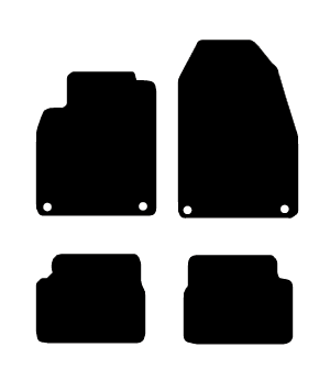 Alfombrillas de moqueta Saab 93 sedán Y Cabrio (2003-2011) a medida - Standard