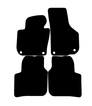 Alfombrillas de moqueta Skoda Superb (2008-2015) a medida - Limited