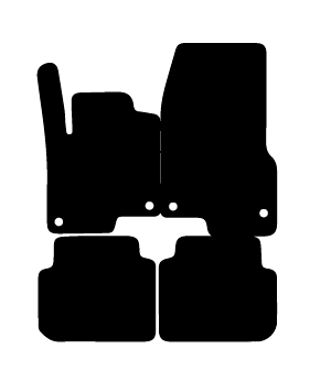 Alfombrillas de moqueta Smart FOR Four W454 (2004-2006) a medida - Standard