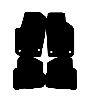 Alfombrillas de moqueta Seat Ibiza 6L (2002-2008) a medida - Limited