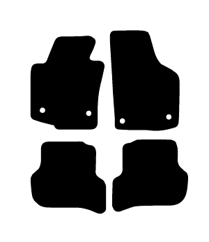 Alfombrillas de moqueta Seat León MK2 (2005-2012) a medida - Standard