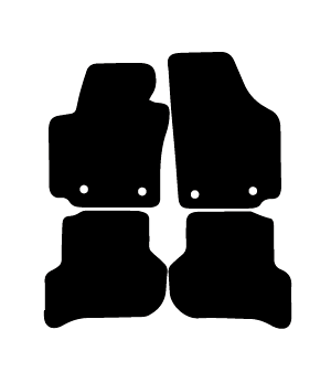 Alfombrillas de moqueta Seat Toledo MK3 (2004-2009) a medida - Ellegance