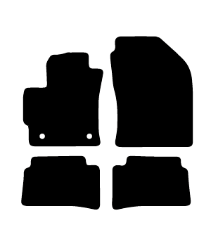 Alfombrillas de moqueta Toyota Corolla Hybrid - 5 PUERTAS-HATCHBACK (2019-actualidad) a medida - Limited