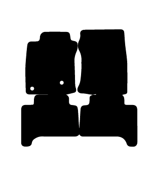 Alfombrillas de moqueta Toyota Land Cruiser J12-120 (2002-2009) a medida - Ellegance
