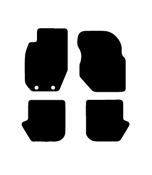 Alfombrillas de moqueta Toyota RAV 4 3 Puertas (2000-2006) a medida - Standard