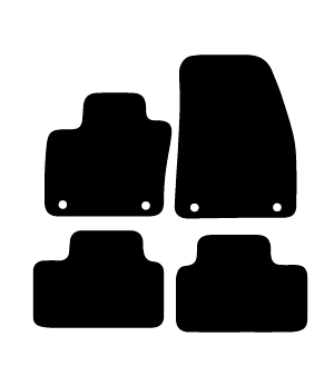 Alfombrillas de moqueta Volvo XC40 (2018-actualidad) a medida - Ellegance
