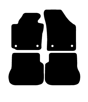 Alfombrillas de moqueta Volkswagen Caddy (2004-2019) a medida - Limited