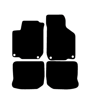 Alfombrillas de moqueta Volkswagen Golf IV (1997-2003) a medida - Ellegance