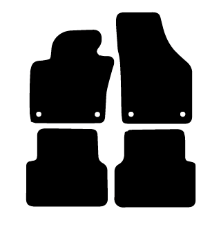 Alfombrillas de moqueta Volkswagen Tiguan (2007-2016) a medida - Standard
