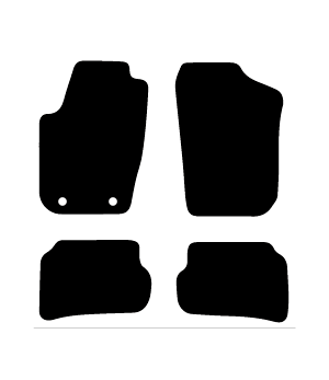 Alfombrillas de moqueta Volkswagen FOX (2005-2011) a medida - Ellegance