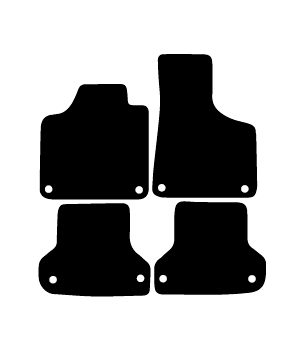 Alfombrillas de moqueta Audi A3 8P (2003-2012) a medida - Standard