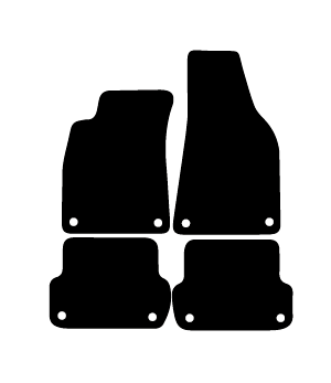 Alfombrillas de moqueta Audi A4 B7 (2004-2008) a medida - Standard