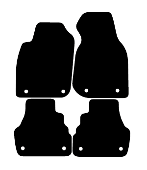 Alfombrillas de moqueta Audi A6 C5 Facelift (2002-2004) a medida - Standard
