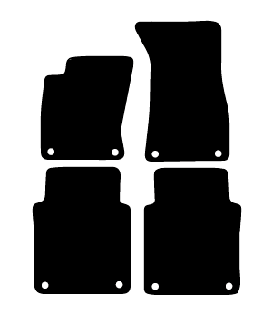 Alfombrillas de moqueta Audi A8 D3-4E CORTO(2002-2010) a medida - Limited