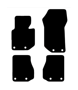 Alfombrillas de moqueta BMW E36 Serie 3 Cabrio (1993-1999) a medida - Standard