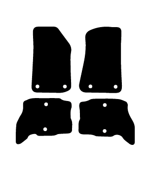 Alfombrillas de moqueta Jeep Wrangler JL (2018-actualidad) 3 Y 5 Puertas a medida - Standard