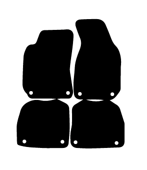 Alfombrillas de moqueta Skoda Superb (2001-2008) a medida - Standard
