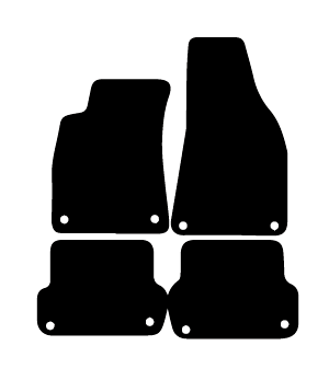 Alfombrillas de moqueta Seat Exeo SEDAN-FAMILIAR (2009-2013) a medida - Limited