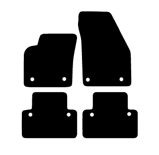 Alfombrillas de moqueta Volvo V50 (2004-2012) a medida - Limited